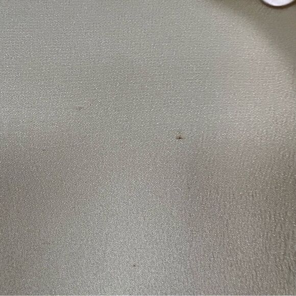 - Talbots silk button down with beaded accents. Size 14W - Picture 8 of 11